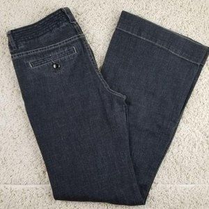 GAP curvy stretch straight leg jeans dark wash 4R